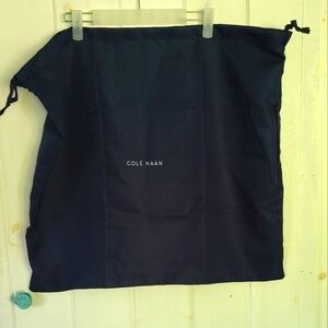 Cole Haan Navy Blue Dust Shoe Travel Bag XL